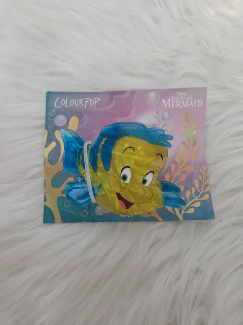 Colourpop x Little Mermaid Flounder Claw Clip